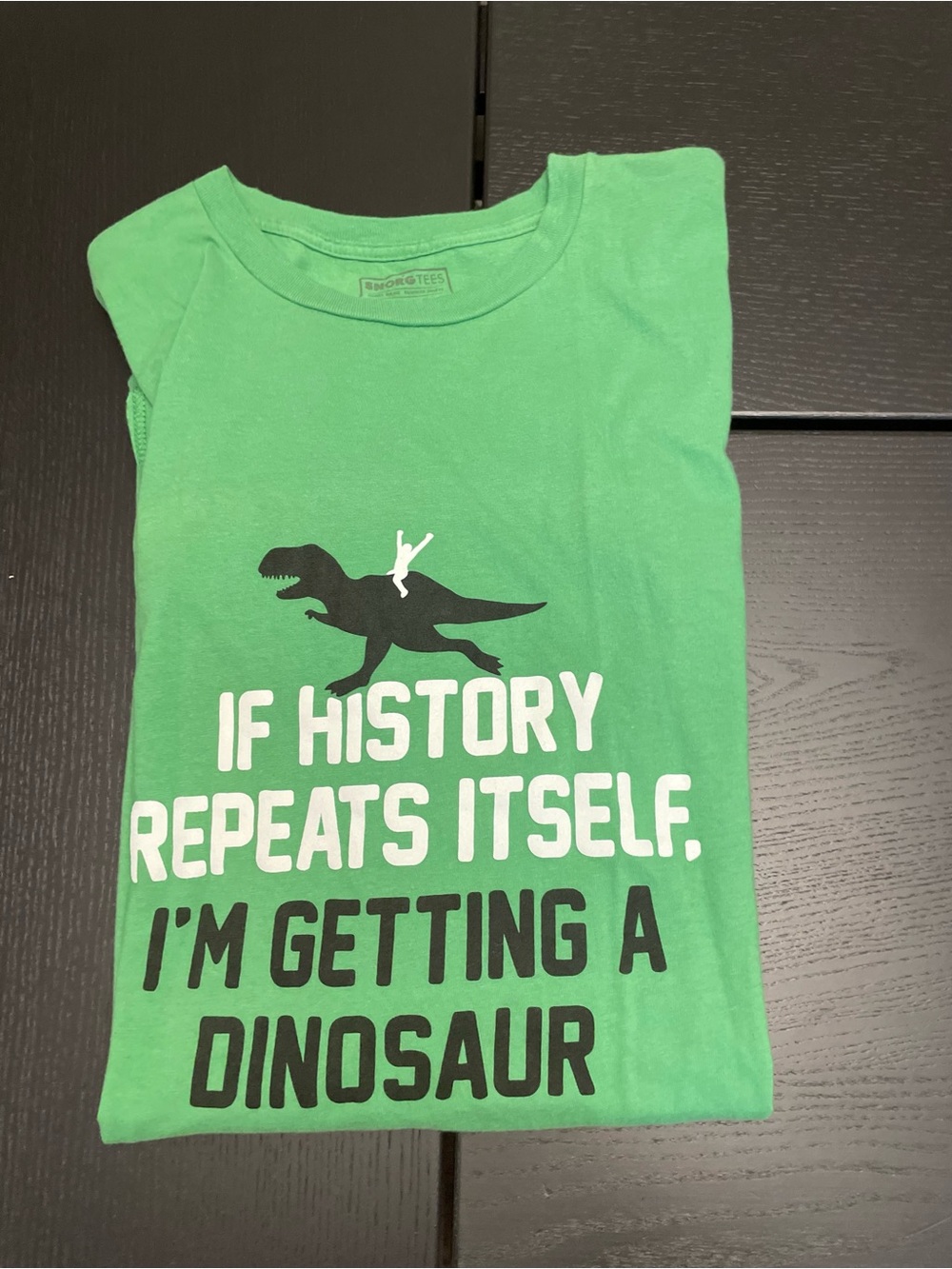 Unbranded Green 'I'm Getting a Dinosaur' Reptile Tee